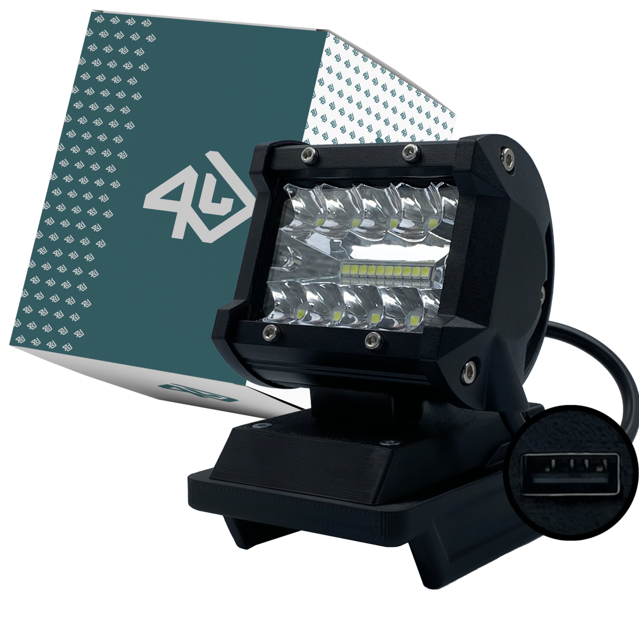 LAMPA PRE MAKITA 18V HALOGÉNOVÁ PRACOVNÁ LED MAX + USB